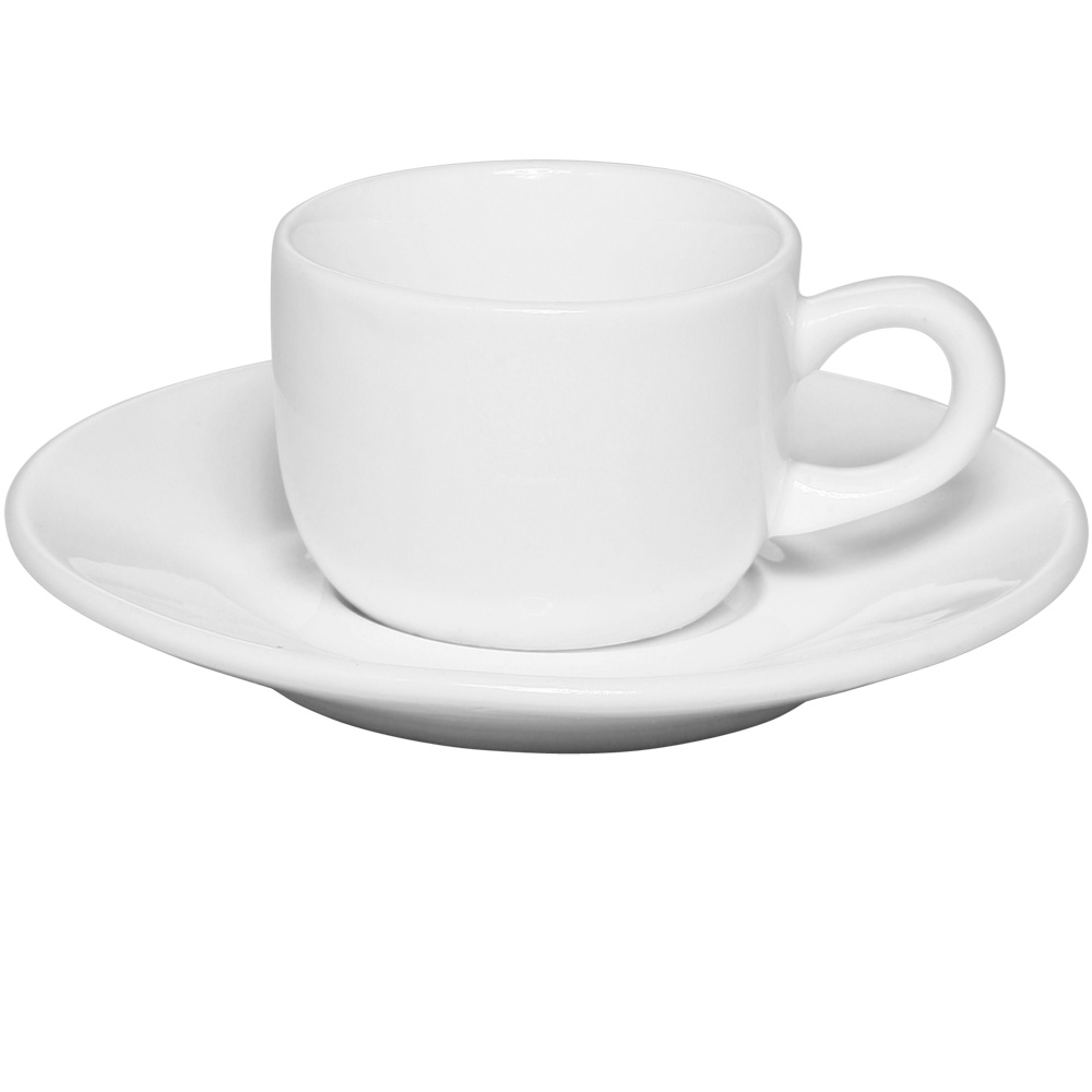 Picture of 2.5 Oz. Porcelain Espresso Cups with Saucer