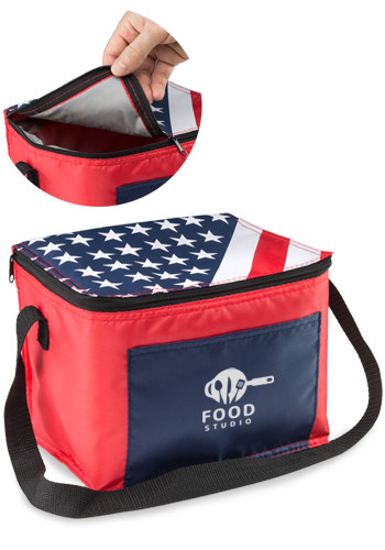 Picture of American Flag Lunch Bags