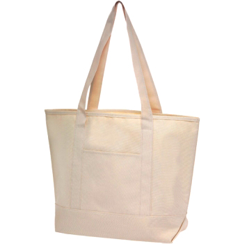 Picture of Front Pocket Canvas Tote Bags (19.5"x14.5")