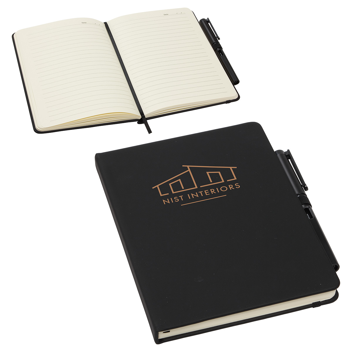 Picture of Quorum Soft Touch Journal with Matching Color Gel Pen