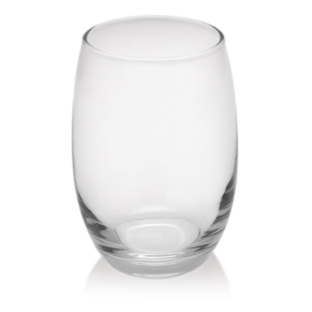 Picture of 15 Oz. Mikonos Clear Stemless Wine Glasses