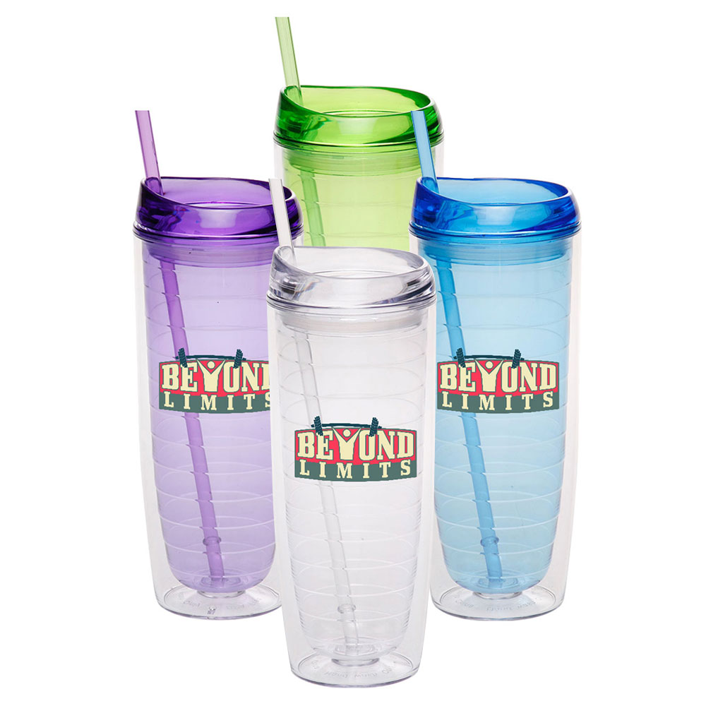 Picture of 20 Oz. Tall Double Wall Orbit Acrylic Bottles
