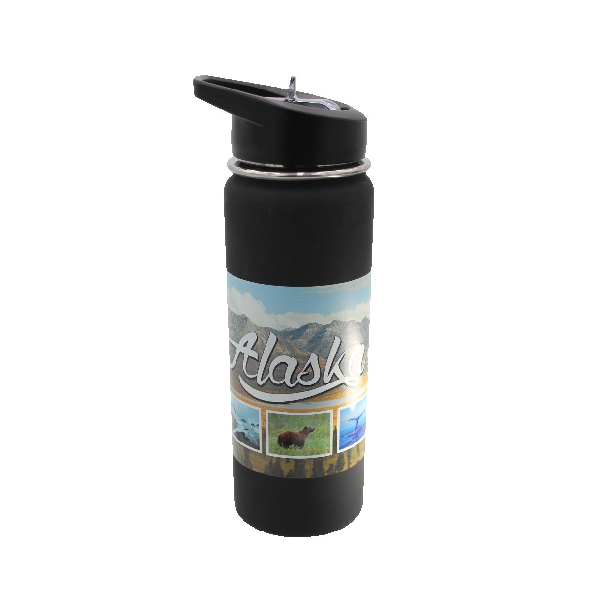 Picture of Halcyon 20 oz. Sport Bottle with Flip Straw Lid (Varnish)