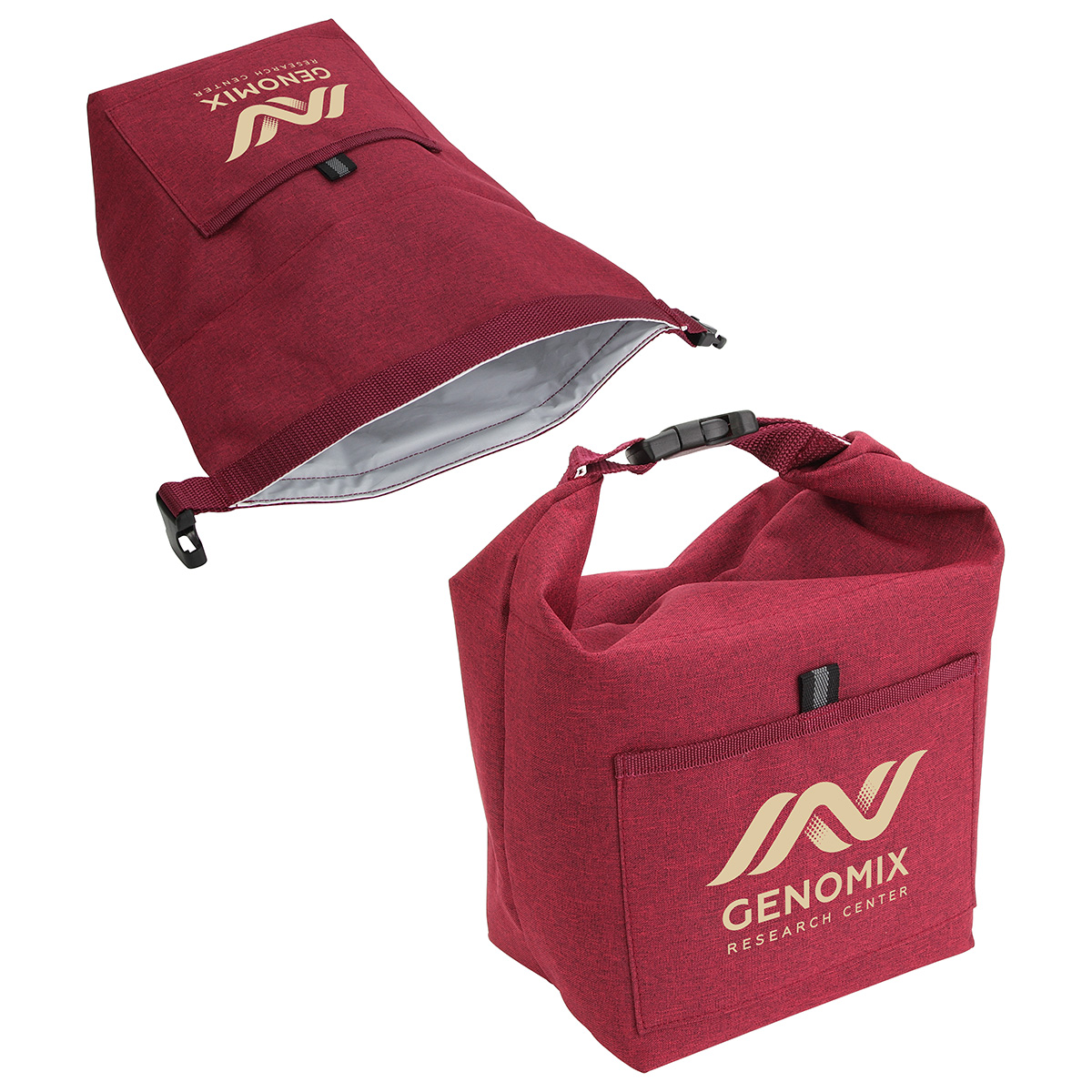 Picture of Bellevue Heathered Polyester Insulated Lunch Tote