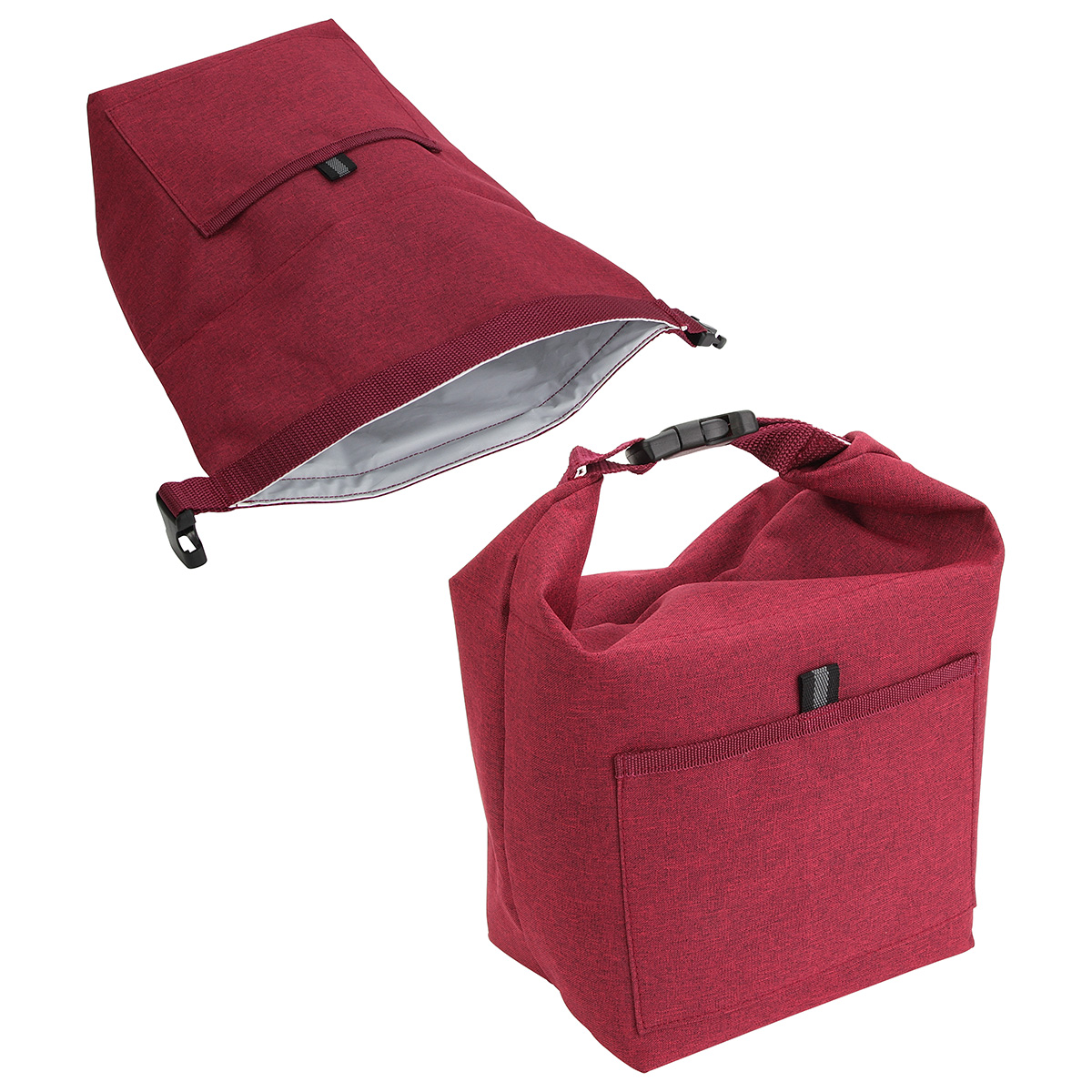 Picture of Bellevue Heathered Polyester Insulated Lunch Tote