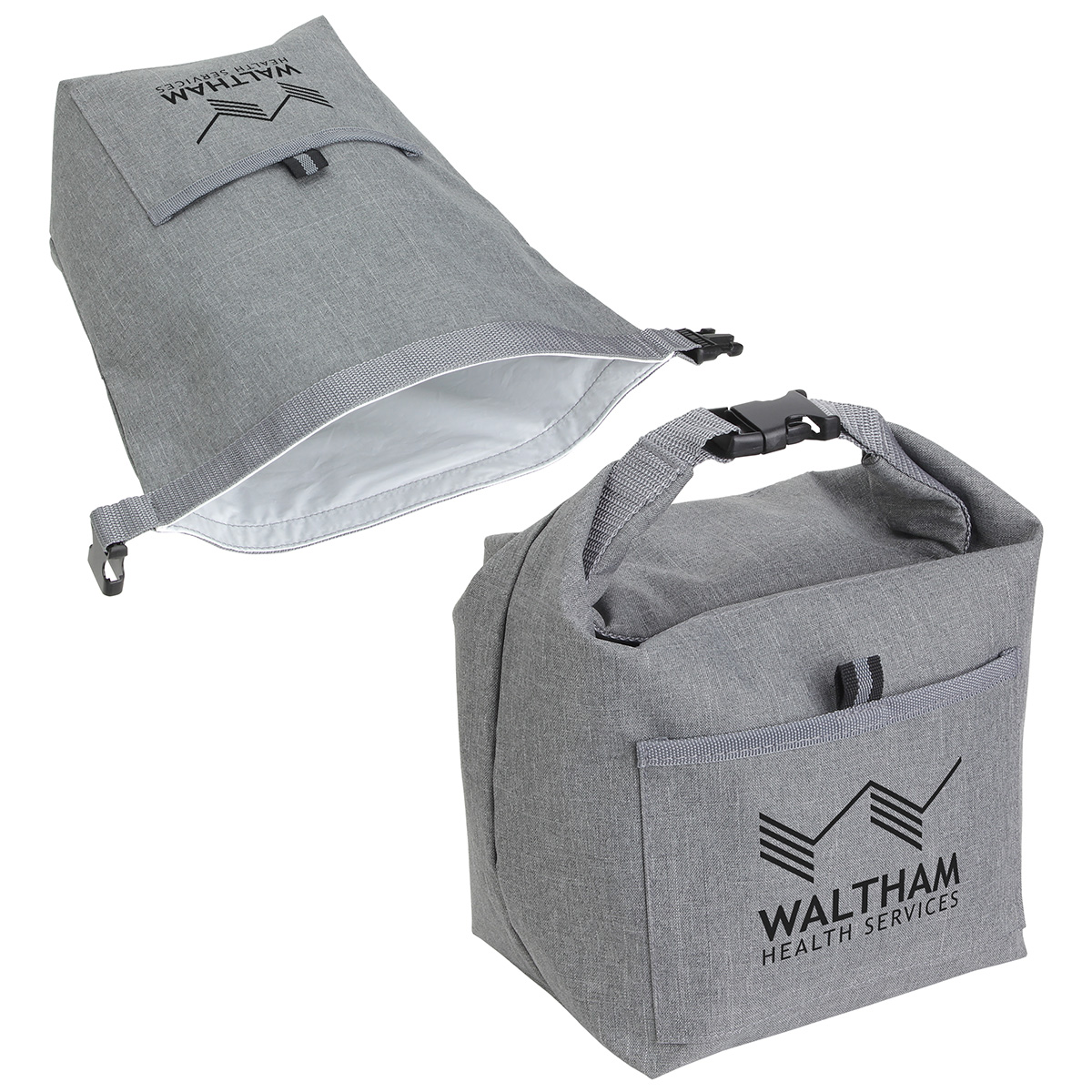 Picture of Bellevue Heathered Polyester Insulated Lunch Tote