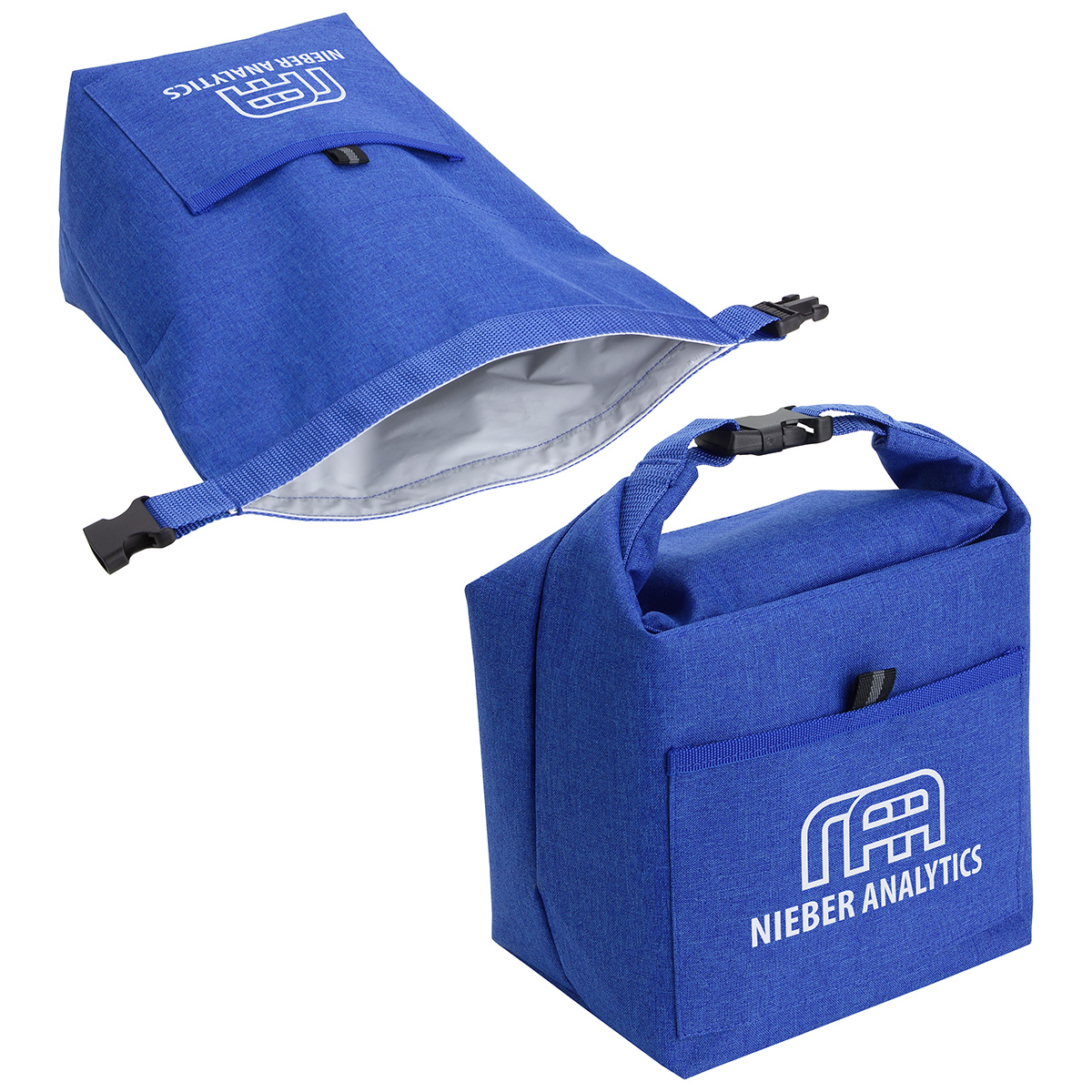 Picture of Bellevue Heathered Polyester Insulated Lunch Tote