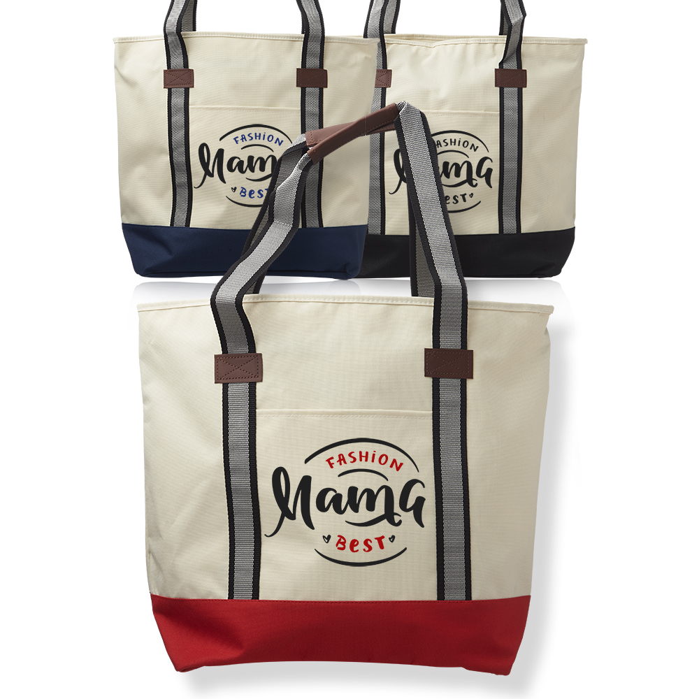 Picture of Large Sea Coast Polyester Tote Bags
