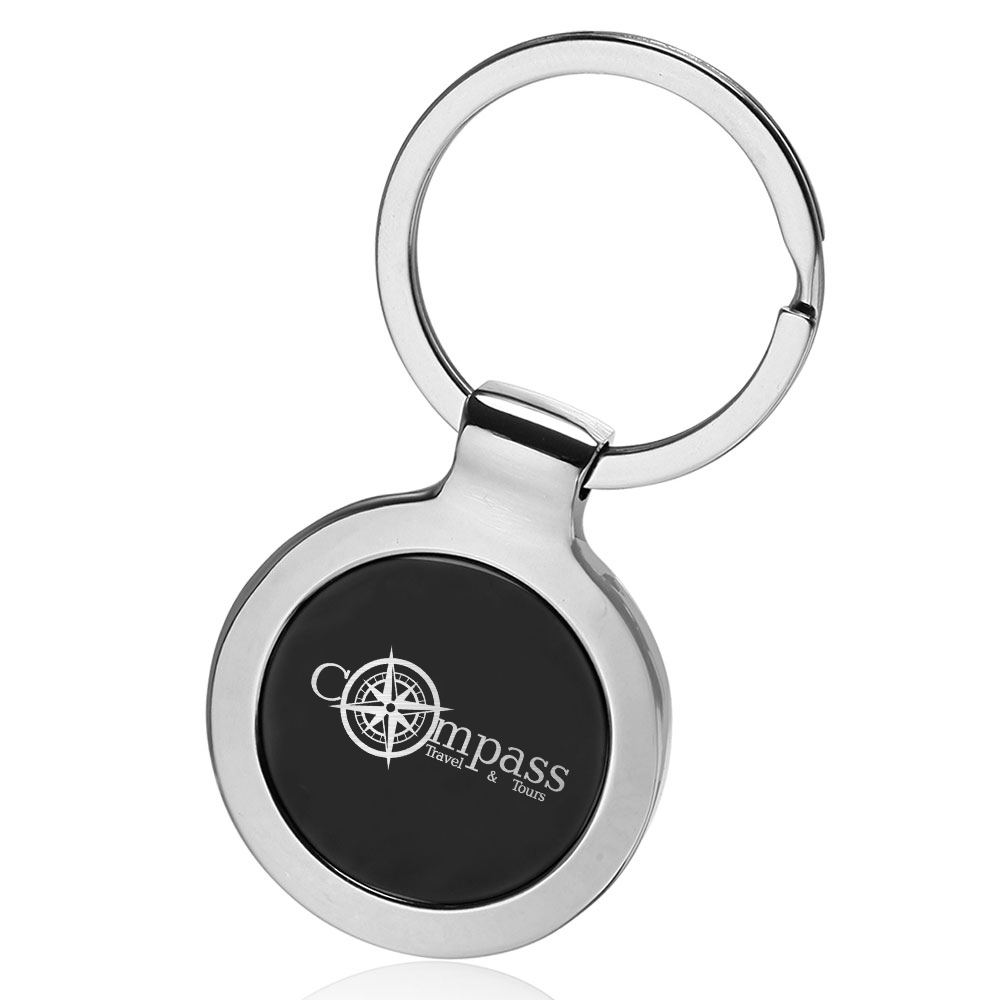 Picture of Round Two Tone Metal Key Chains
