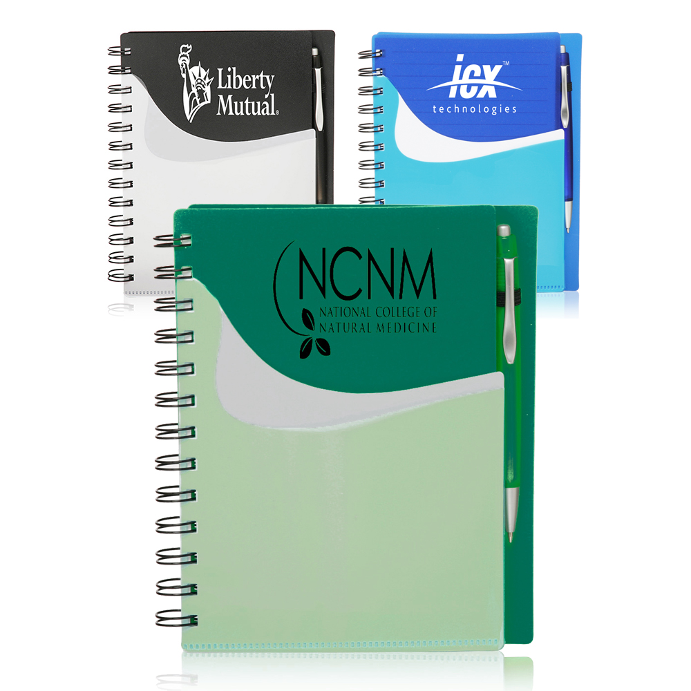 Picture of Spiral Notebooks w/ Front Pocket