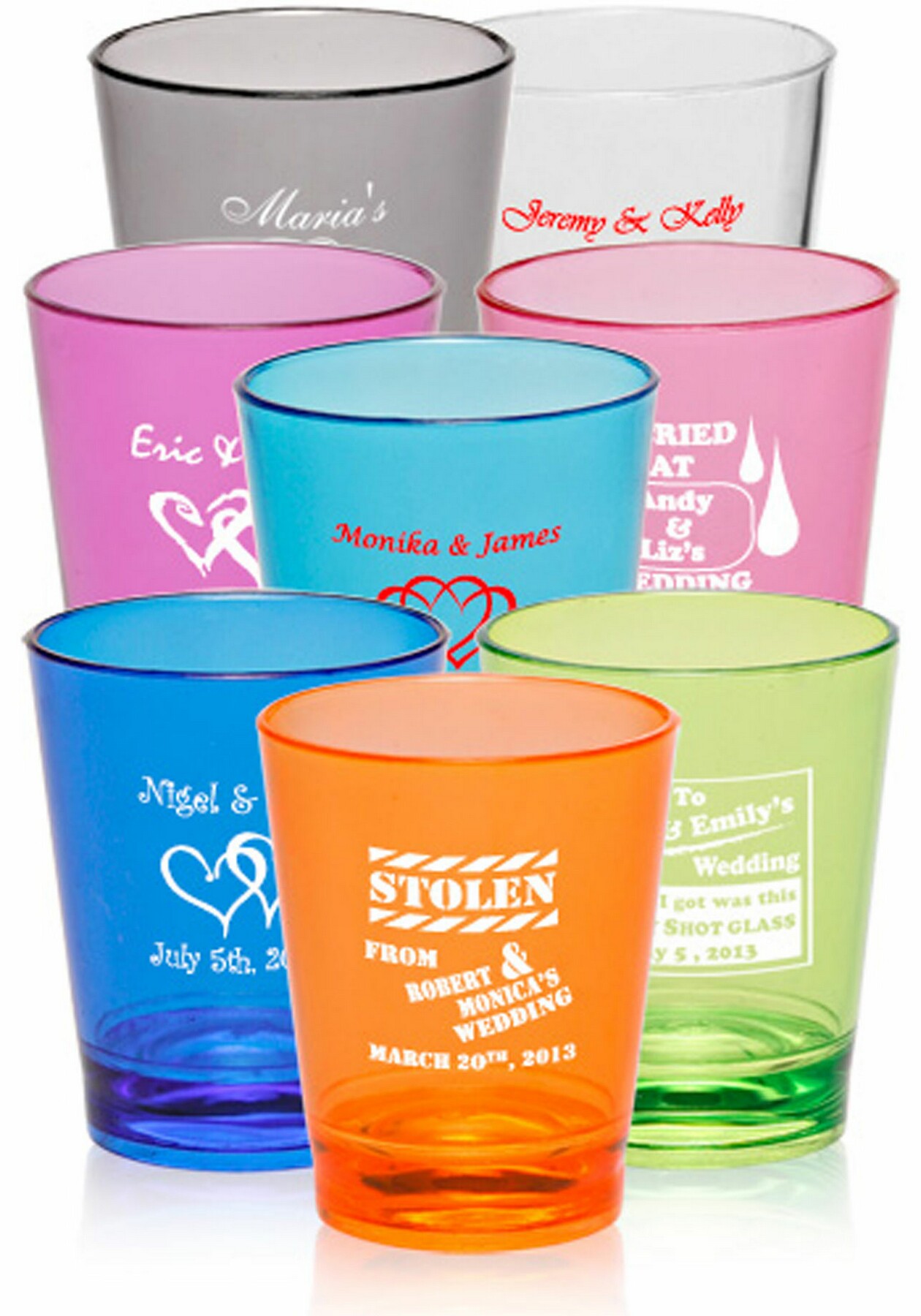 Picture of 1.5 Oz. Translucent Plastic Shot Glasses