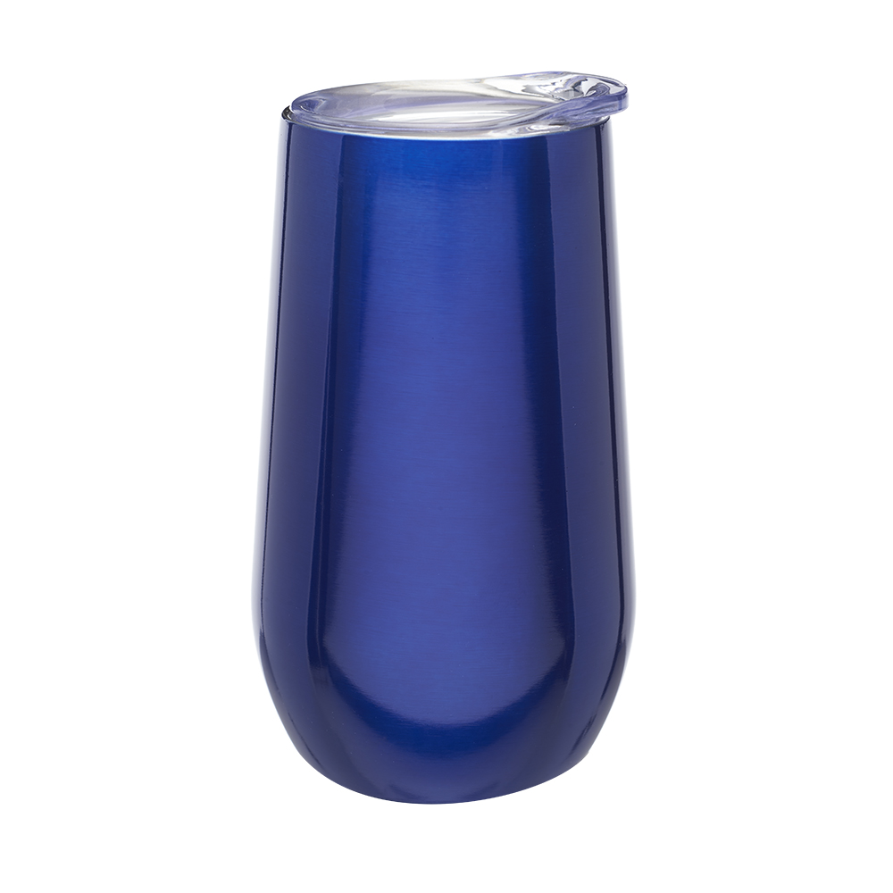 Picture of 9 Oz. Stemless Flute Wine Glasses with Lids