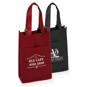 Picture of Non-Woven Vineyard Two Bottle Wine Bags