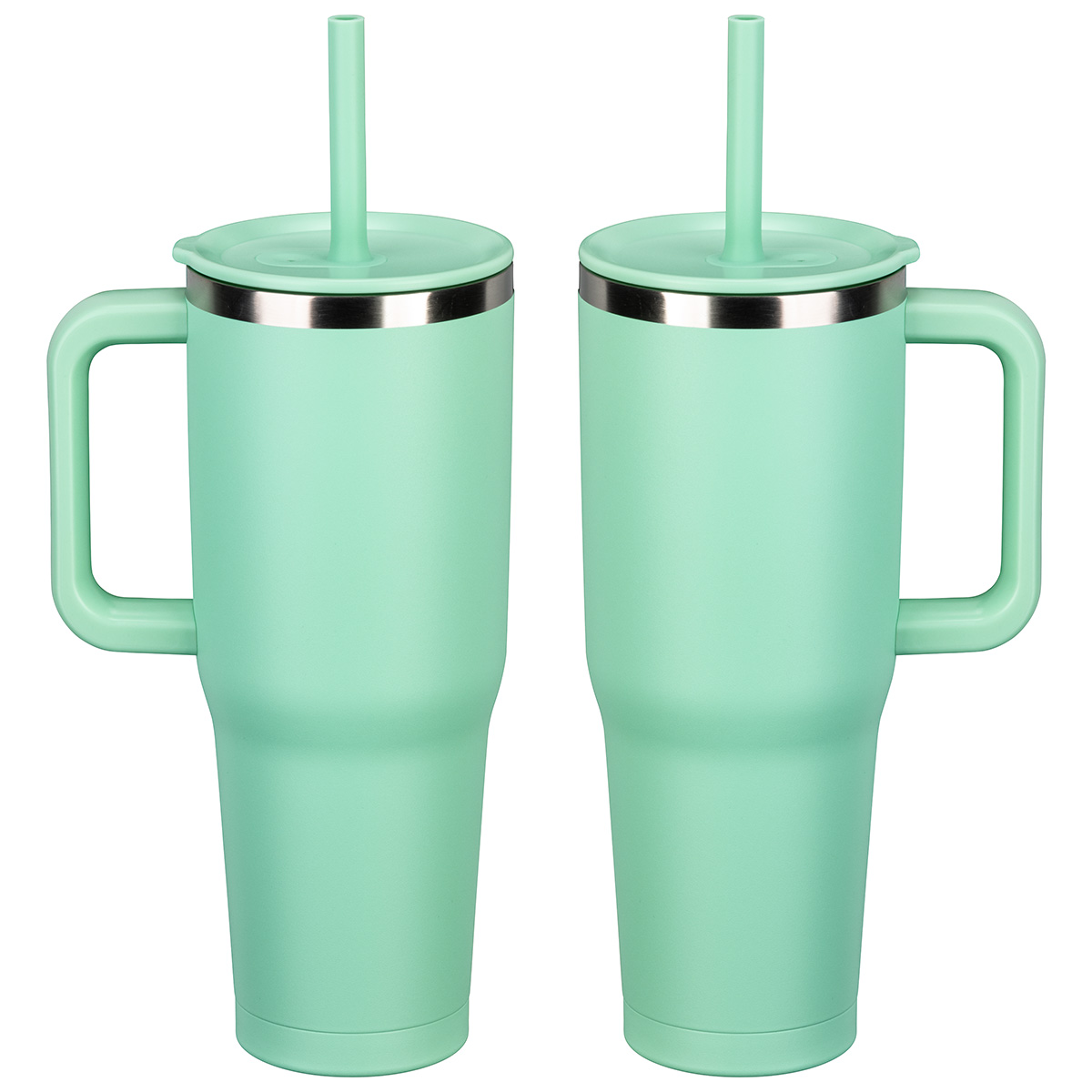 Picture of SENSO® Summit 40 oz Insulated Stainless Steel Travel Mug with Press-In Str