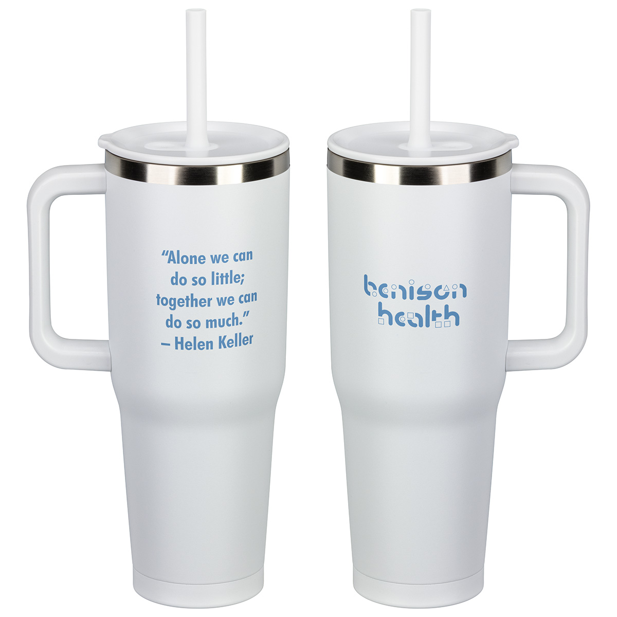 Picture of SENSO® Summit 40 oz Insulated Stainless Steel Travel Mug with Press-In Str