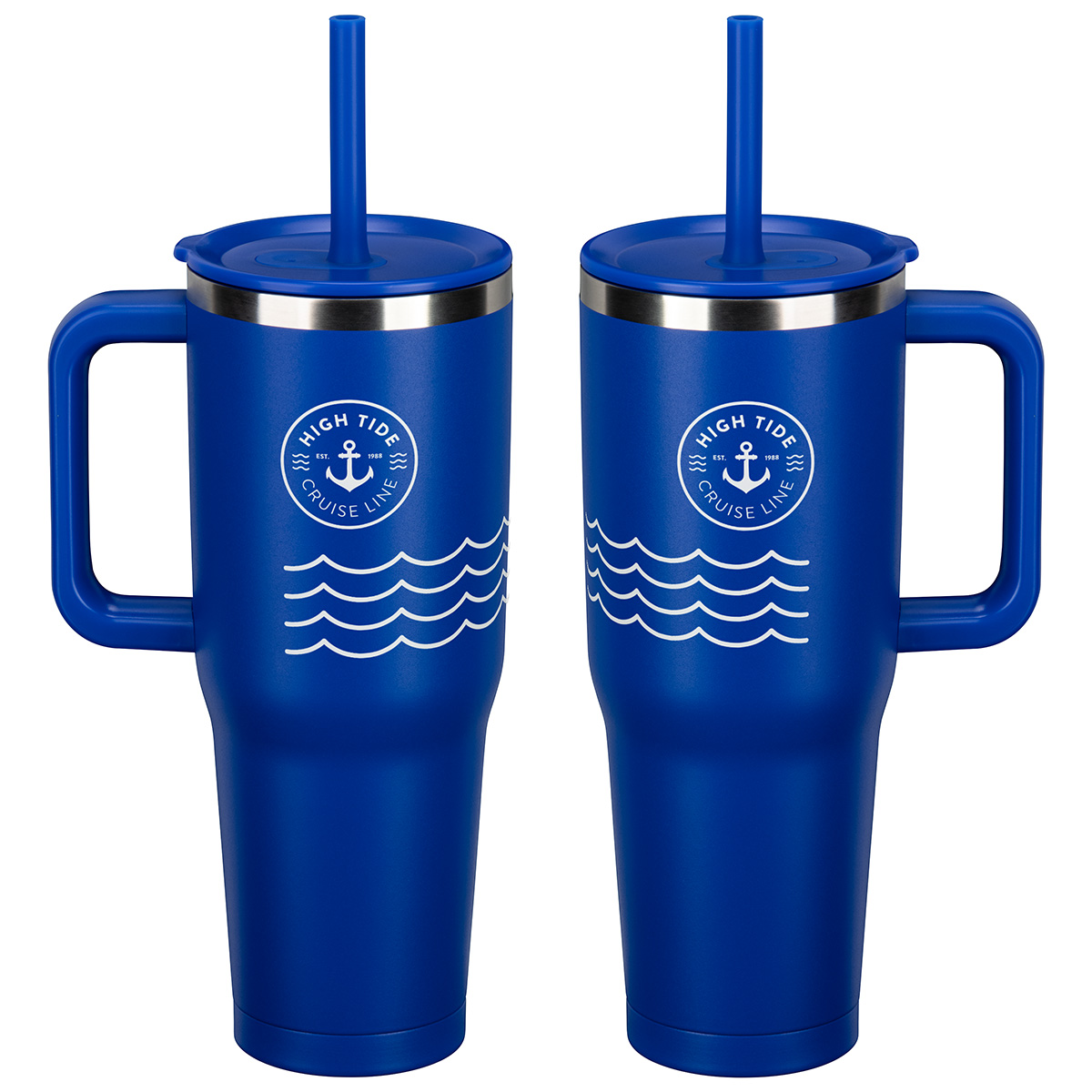 Picture of SENSO® Summit 40 oz Insulated Stainless Steel Travel Mug with Press-In Str