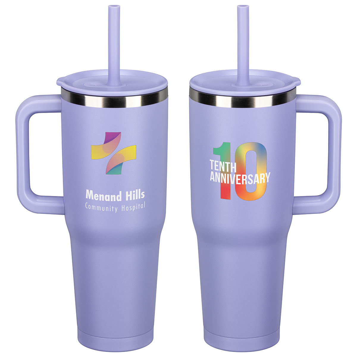 Picture of SENSO® Summit 40 oz Insulated Stainless Steel Travel Mug with Press-In Str