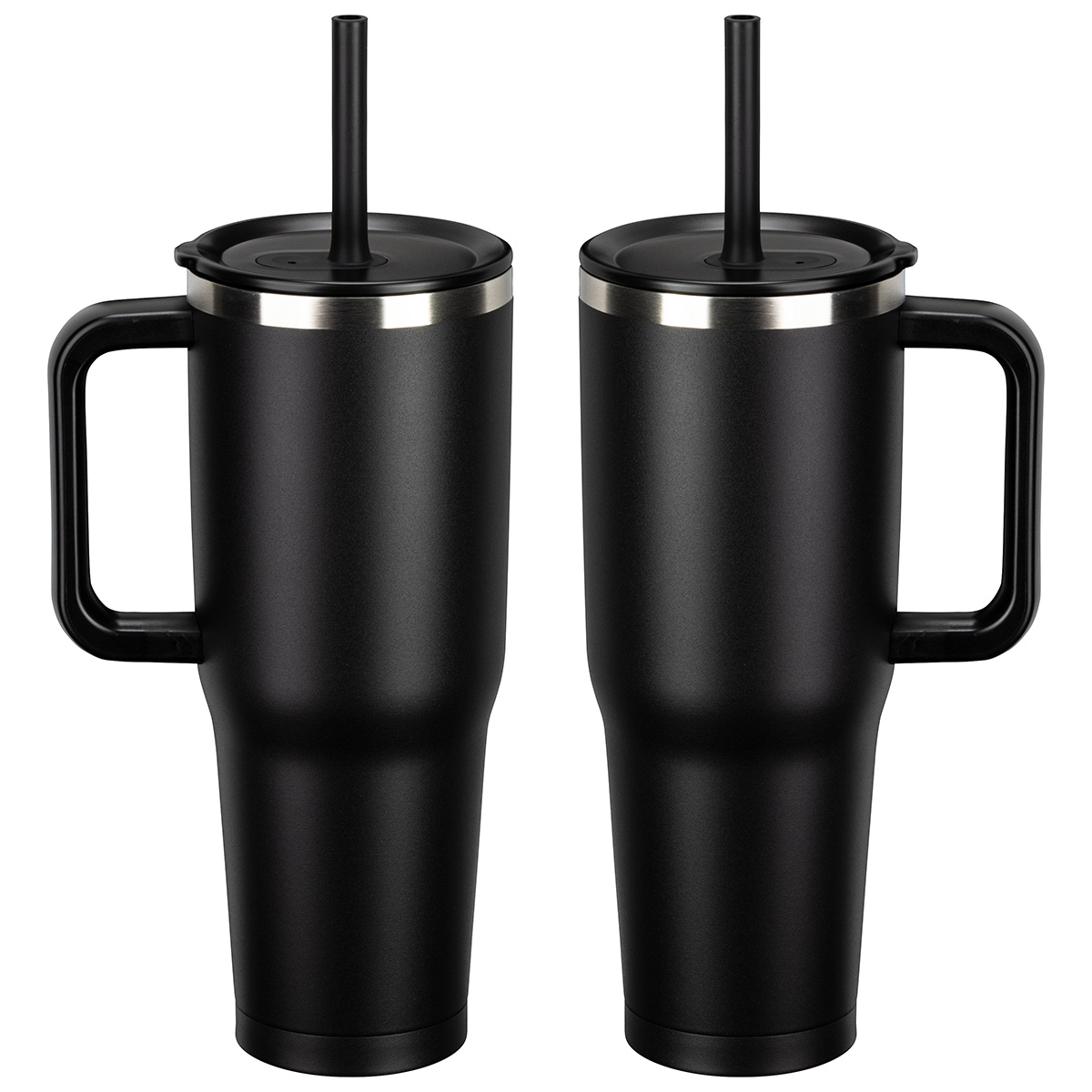 Picture of SENSO® Summit 40 oz Insulated Stainless Steel Travel Mug with Press-In Str