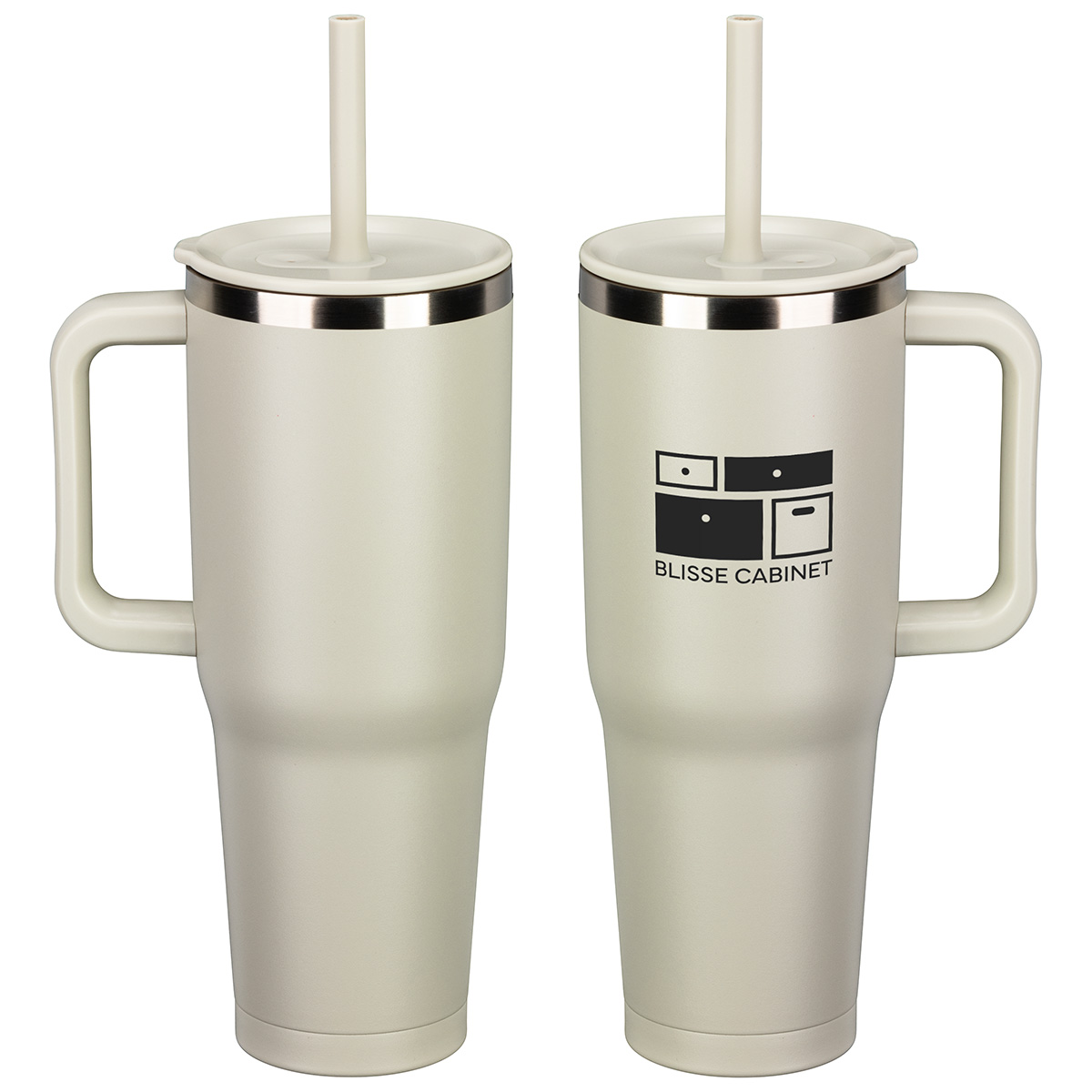 Picture of SENSO® Summit 40 oz Insulated Stainless Steel Travel Mug with Press-In Str