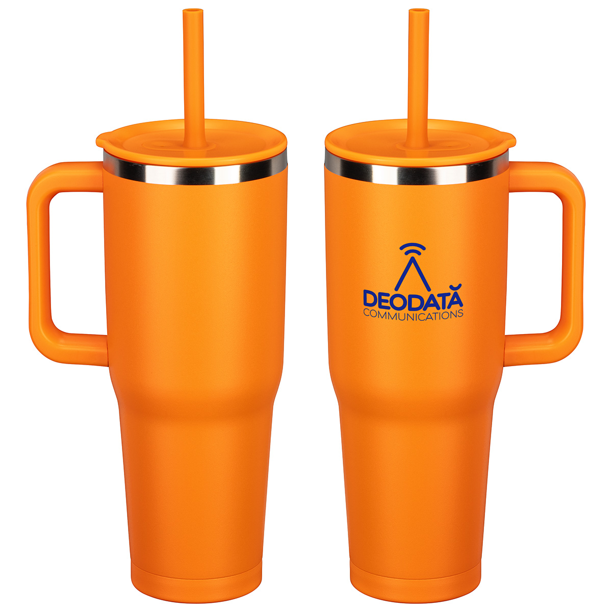 Picture of SENSO® Summit 40 oz Insulated Stainless Steel Travel Mug with Press-In Str