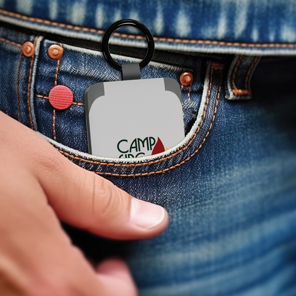 Picture of 2000mAh Keychain Power Bank with Flashlight