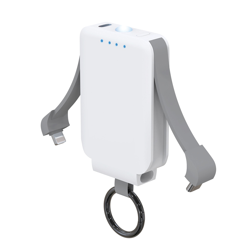 Picture of 2000mAh Keychain Power Bank with Flashlight