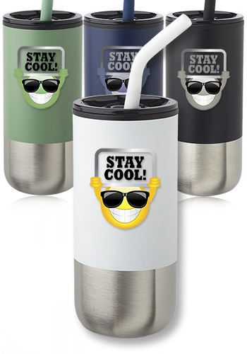 Picture of 20 oz. Day Off Travel Mugs with Straw