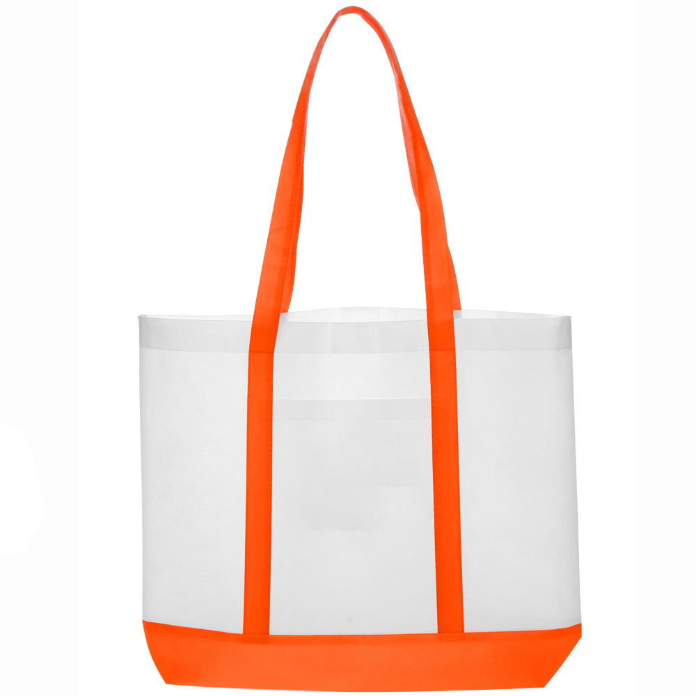Picture of Trim Color Non-Woven Tote Bags (18"x14")