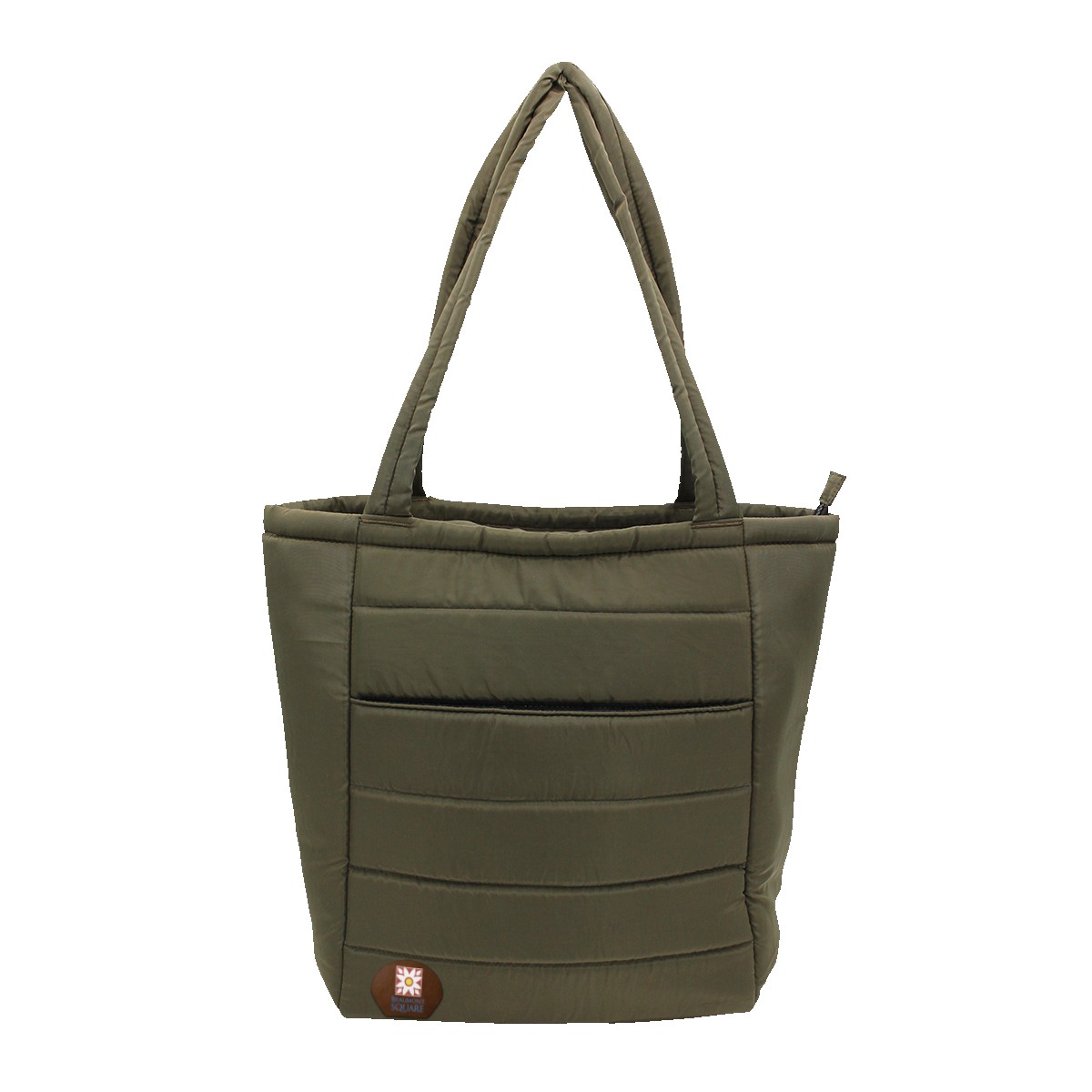 Picture of Otaria™ Puffy Recycled Tote Bag, Leather Patch - Full Color