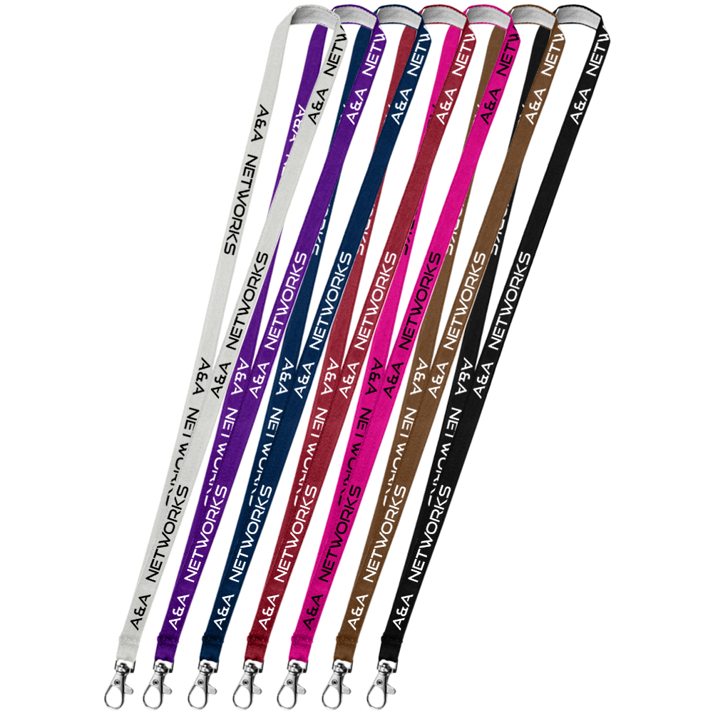 Picture of 0.50" Polyester Silkscreen Lanyard