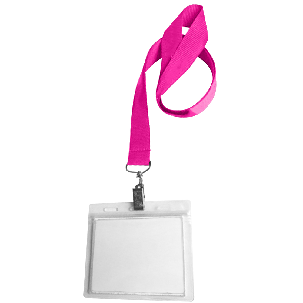 Picture of 0.75" Lanyard Screen Printed with Badge Holder