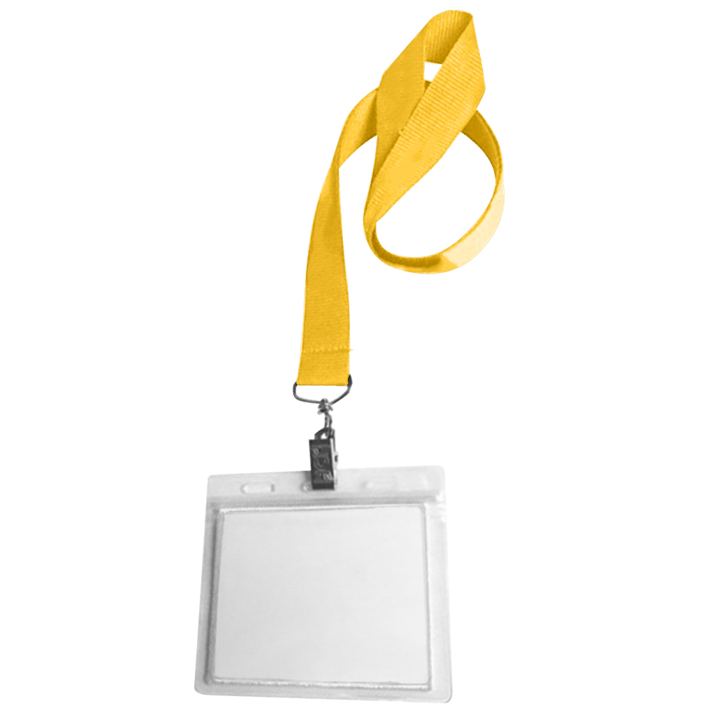 Picture of 0.75" Lanyard Screen Printed with Badge Holder