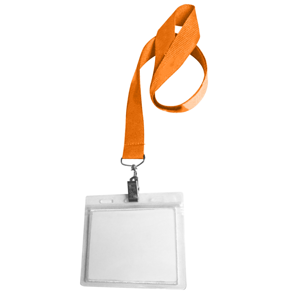 Picture of 0.75" Lanyard Screen Printed with Badge Holder