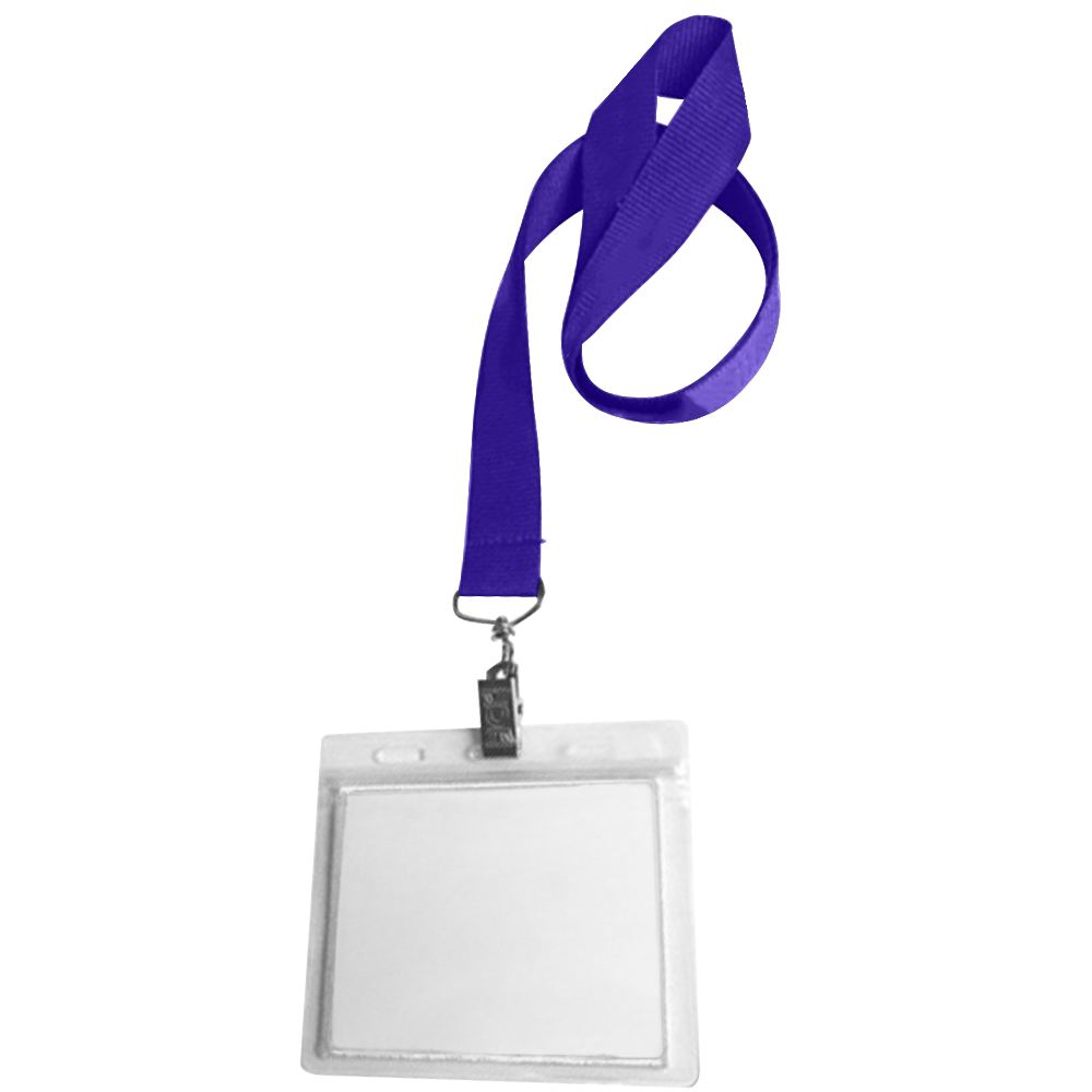 Picture of 0.75" Lanyard Screen Printed with Badge Holder