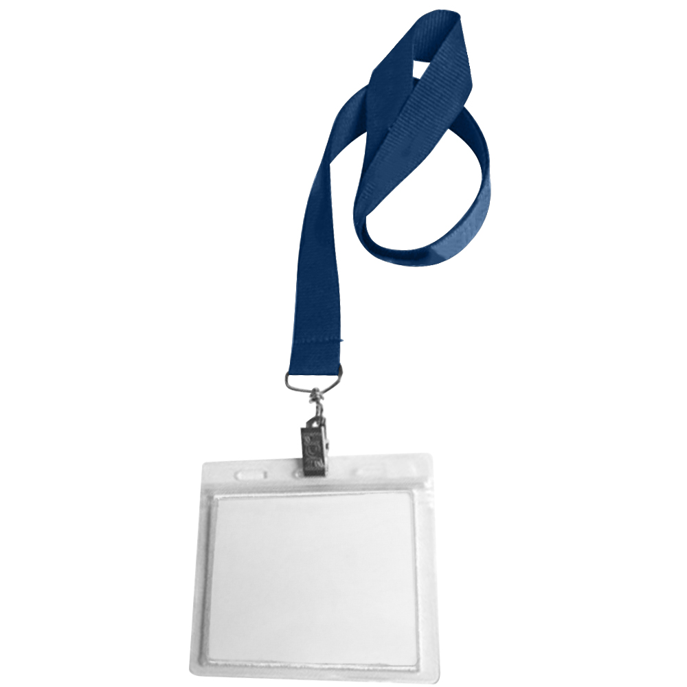 Picture of 0.75" Lanyard Screen Printed with Badge Holder