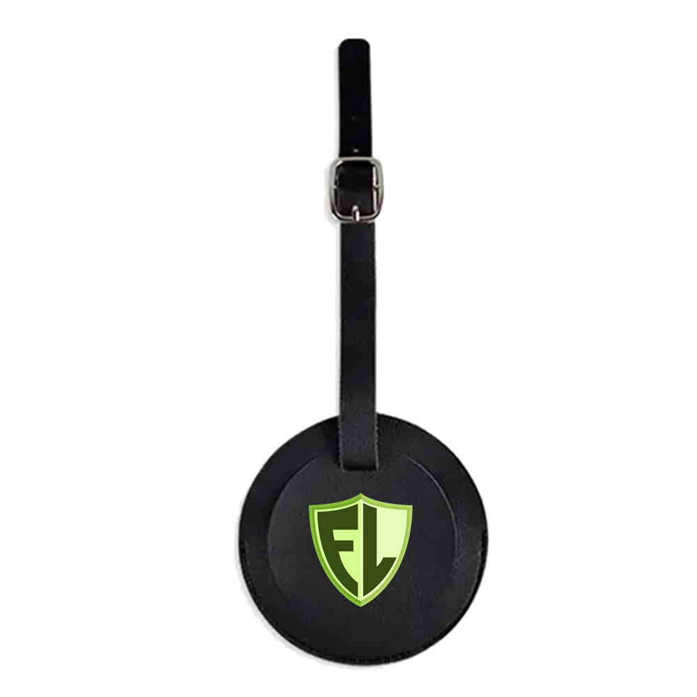 Picture of Round Shape PU Vegan Leather Luggage Tags