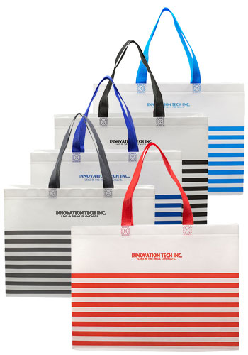 Picture of Seaside Striped Tote Bags