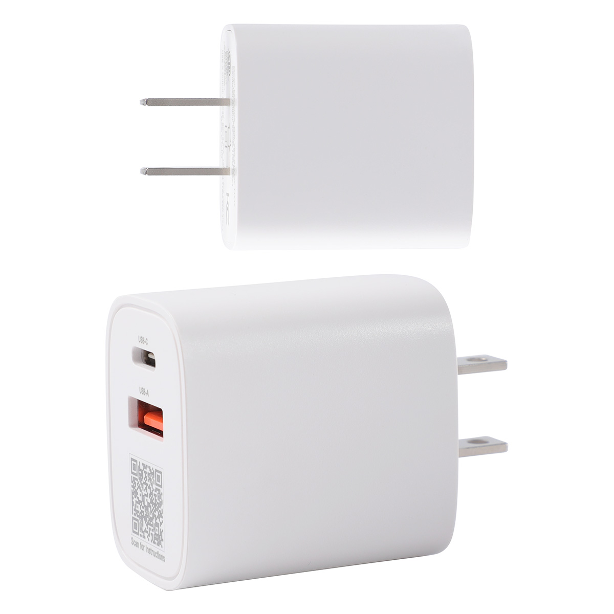 Picture of Channel 20W 2- Port PD Wall Charger with Dual Outputs