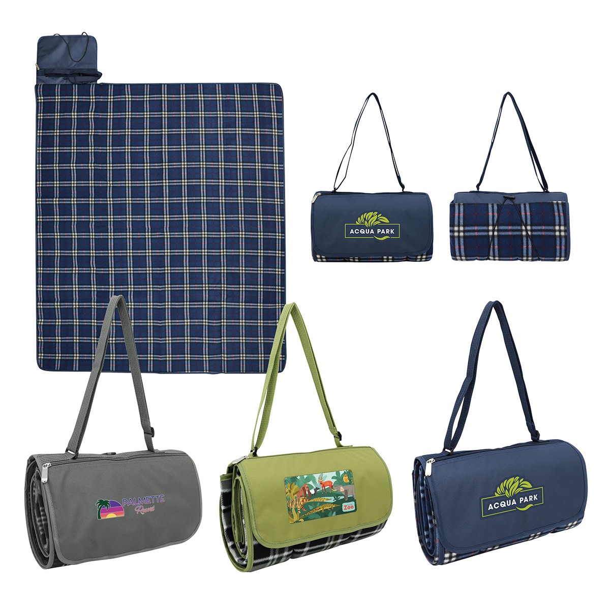 Picture of Premium Barrel Fleece Picnic Blanket