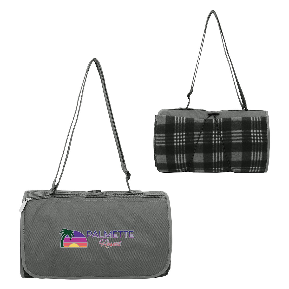 Picture of Premium Barrel Fleece Picnic Blanket
