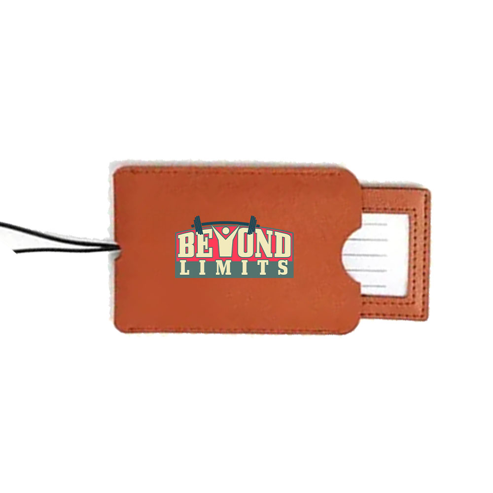 Picture of Suitcase Luggage Tags with Sleeve & Elastic Band