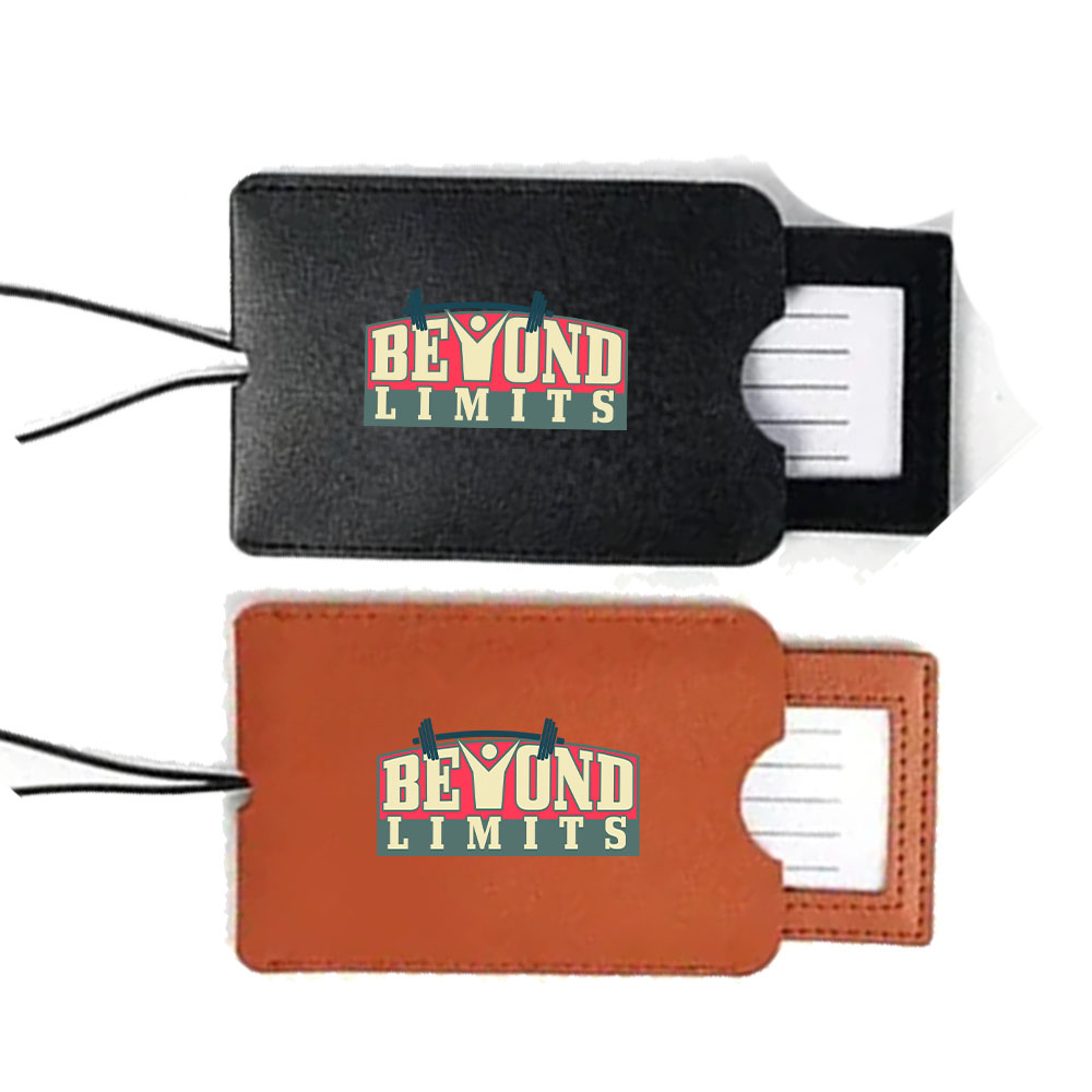 Picture of Suitcase Luggage Tags with Sleeve & Elastic Band