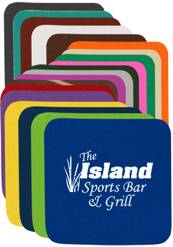 Picture of 4" Squared Foam Coasters