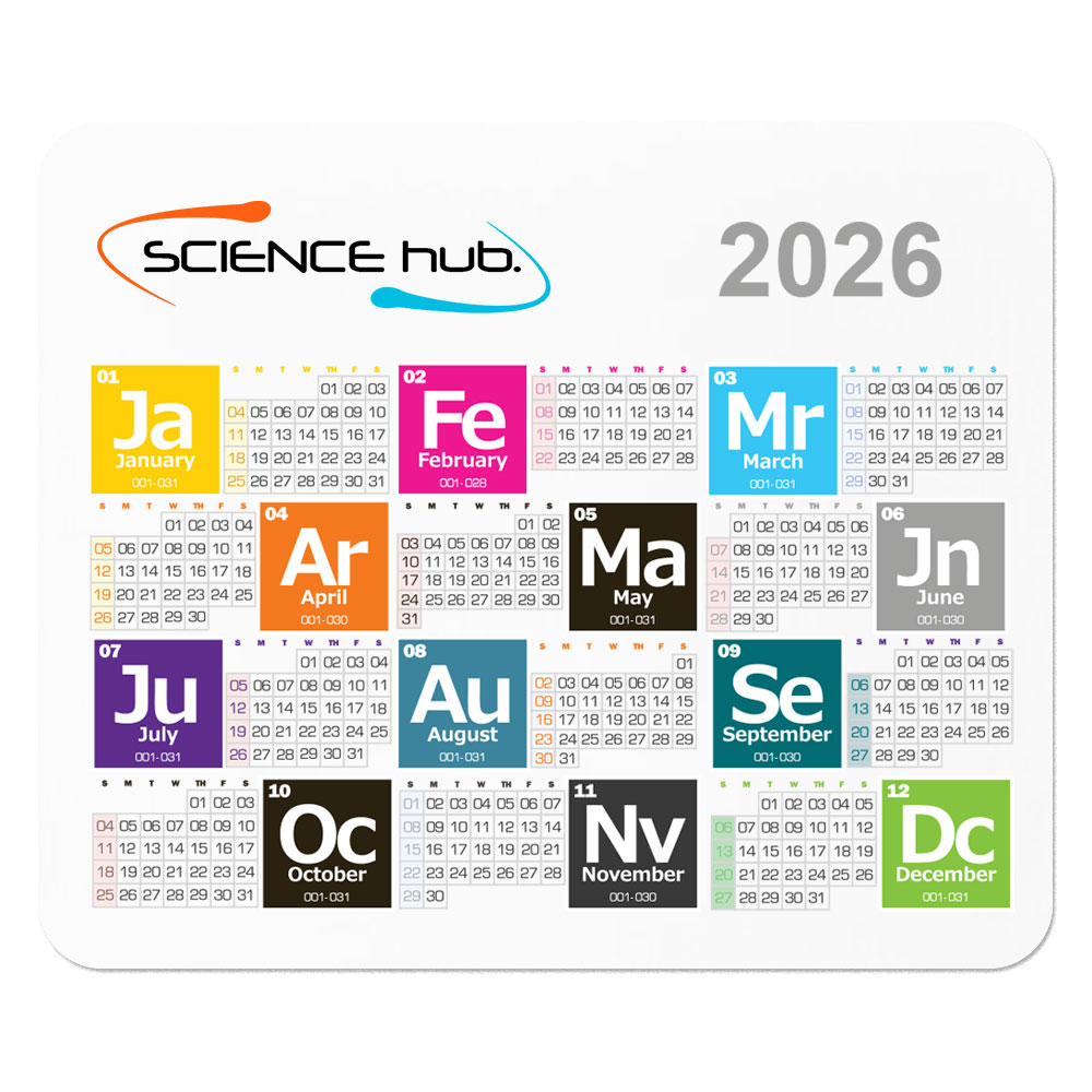 Picture of Periodic Table Calendar Mouse Pads