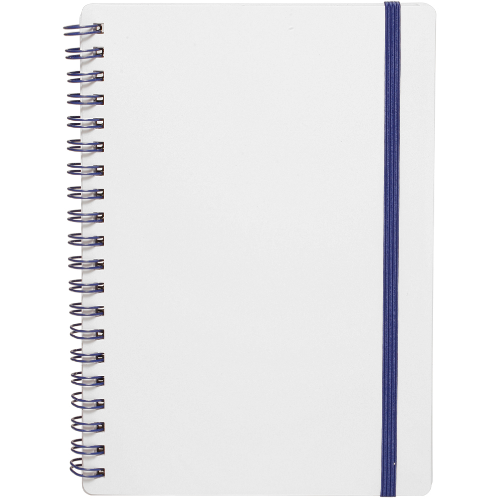 Picture of White Spiral Notebook w/ Colored Accents