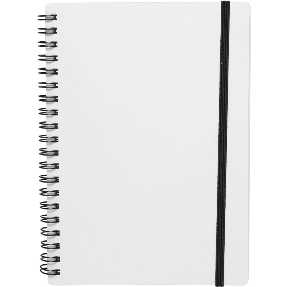 Picture of White Spiral Notebook w/ Colored Accents