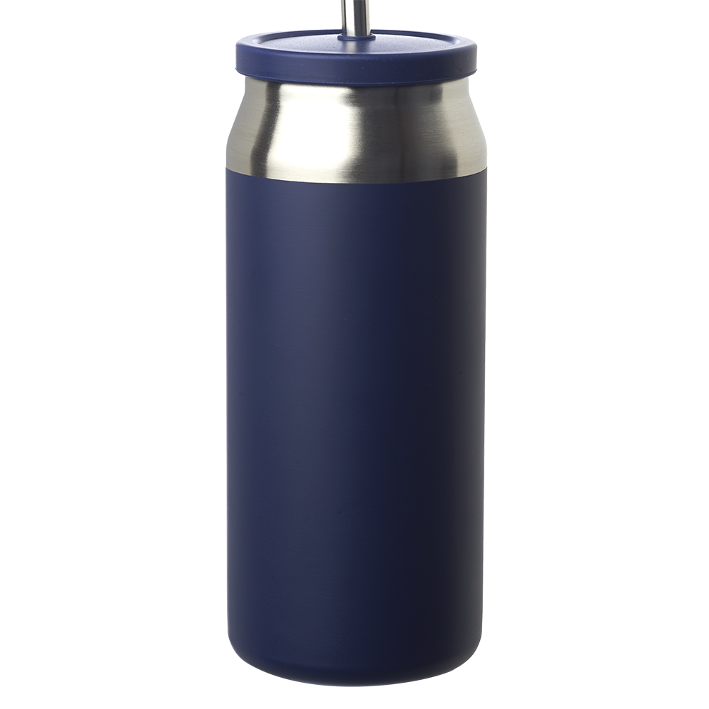 Picture of 22 oz Sydney Can Shaped Tumbler with Silicone Lid and Straw