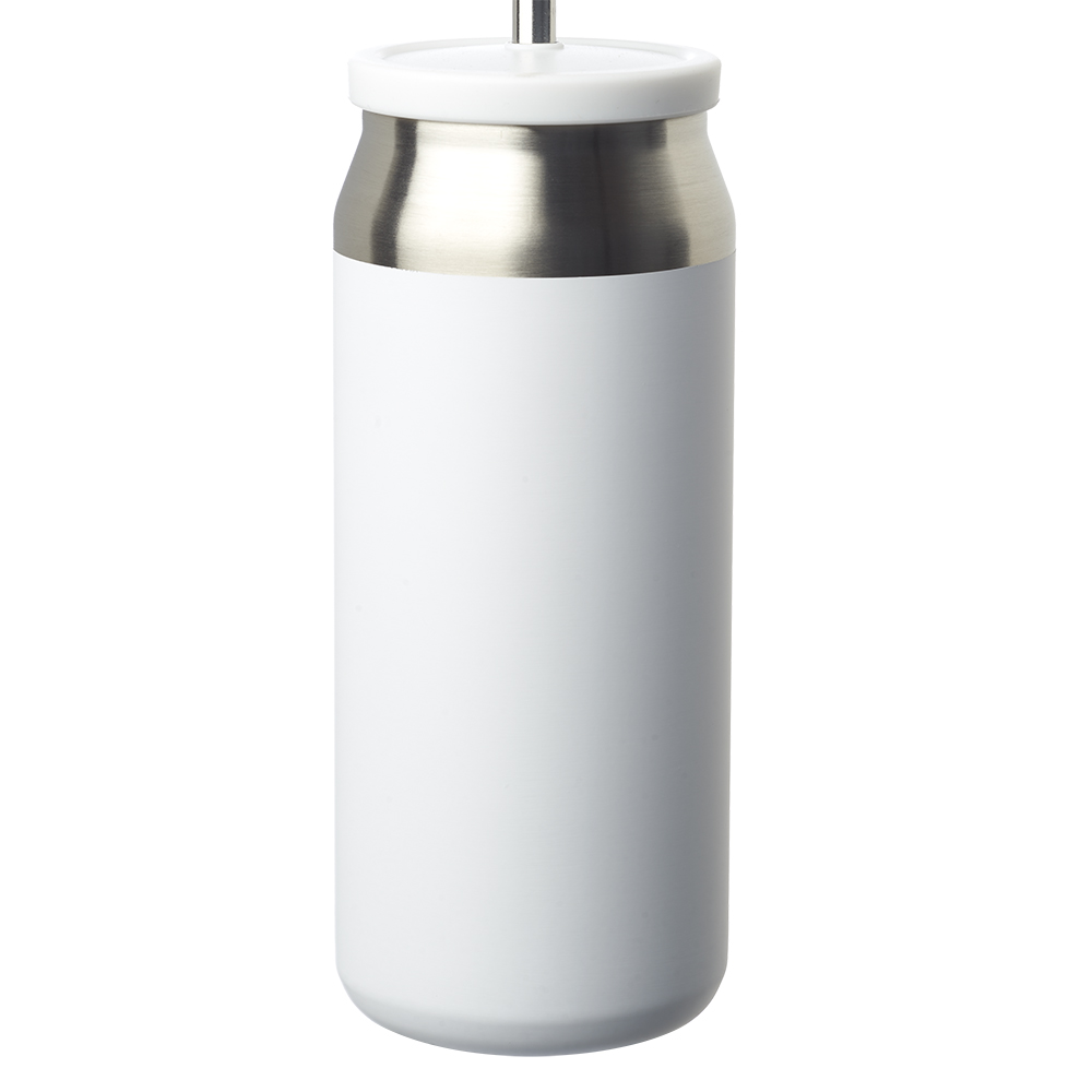 Picture of 22 oz Sydney Can Shaped Tumbler with Silicone Lid and Straw