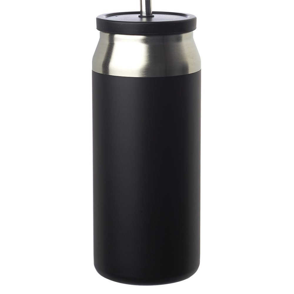Picture of 22 oz Sydney Can Shaped Tumbler with Silicone Lid and Straw