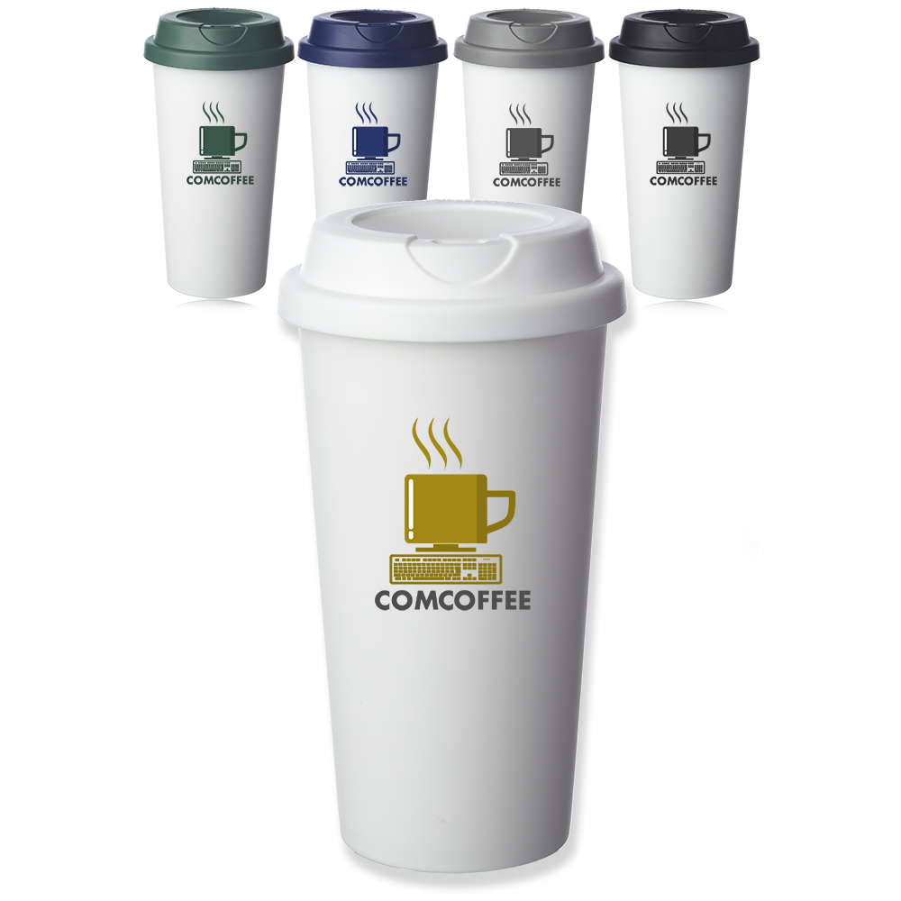 Picture of Florence 16 oz. Plastic Coffee Tumbler